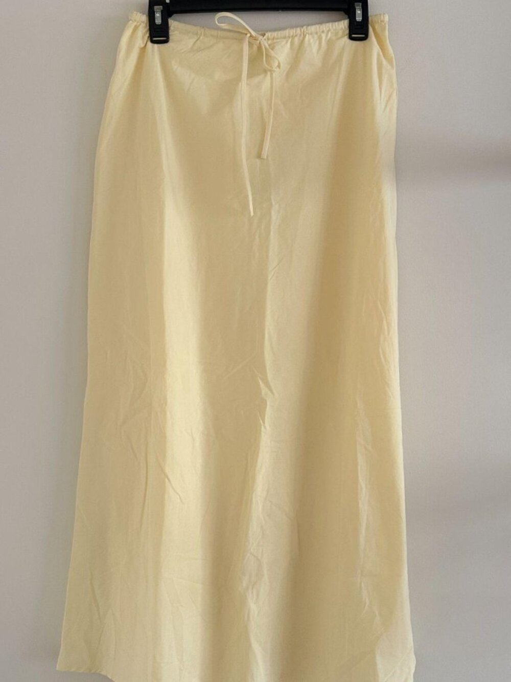 Petal & Pup Elena Maxi Skirt Butter Yellow Size S NWT